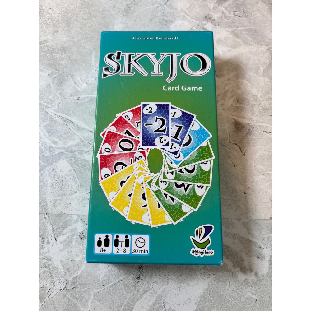 Magilano Skyjo Card Game Strategy Family Party Game 2-8 Players New Open Box